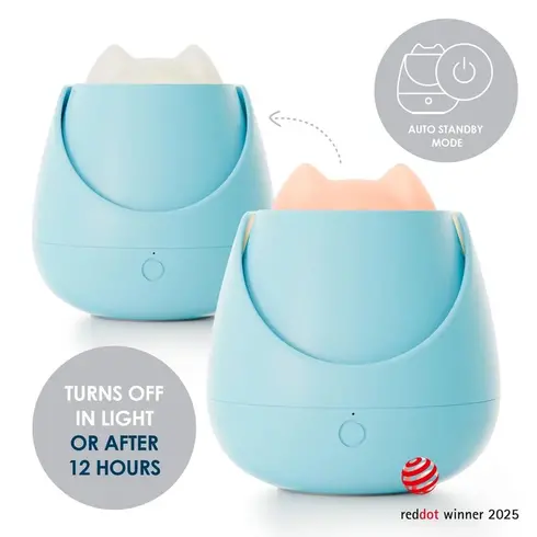 Lampa de veghe Nosiboo Zigg antrenor de somn pentru copii cu lumina rosie si temporizator Blue, Culoare: Blue - poza 3 - ExclusivMAG.ro