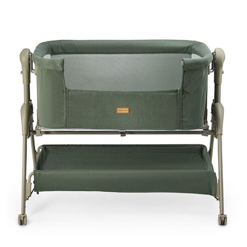 Patut co-sleeper ONINO HOLD.me, Sleepy Forest, Culoare: Verde inchis, Dimensiuni: 80x50 - poza 4 - ExclusivMAG.ro