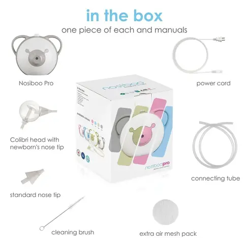 Aspirator nazal electric Nosiboo Pro Bej, Culoare: Bej - poza 6 - ExclusivMAG.ro