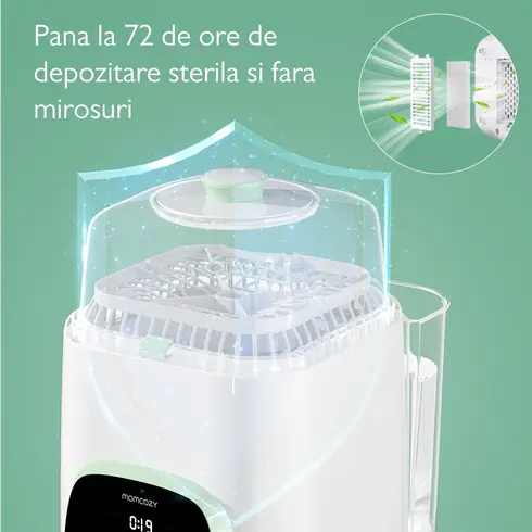 Masina de spalat si sterilizat biberoane Momcozy KleanPal Pro - poza 13 - ExclusivMAG.ro