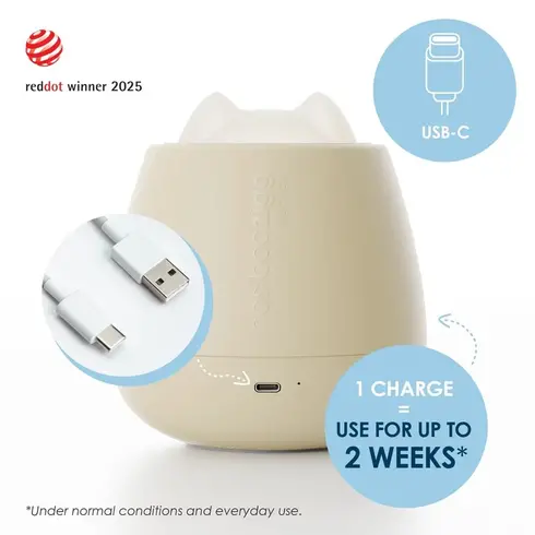 Lampa de veghe Nosiboo Zigg antrenor de somn pentru copii cu lumina rosie si temporizator Beige, Culoare: Bej - poza 6 - ExclusivMAG.ro