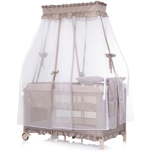 Patut pliabil Chipolino Palace latte, Culoare: Crem, Dimensiuni: 120x60 - poza 2 - ExclusivMAG.ro