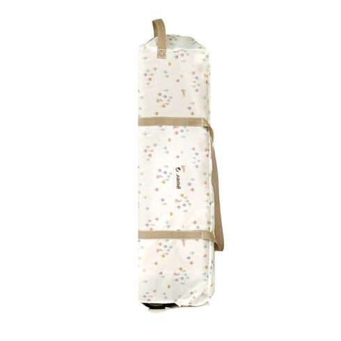 Tarc de joaca Jane Travel Fun, Cu arcada cu jucarii, Geanta de transport 98x101x80 cm, Iris, Culoare: Bej, Dimensiuni: 100x100 - poza 3 - ExclusivMAG.ro