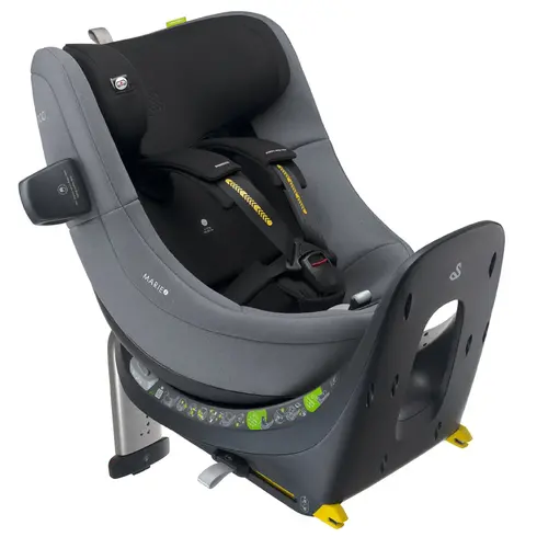 Scaun auto rotativ Swandoo Marie 5 i-Size Sesame Grey, Culoare: Gri/Negru, Grupa: 0-18kg (0 luni - 4 ani) - poza 5 - ExclusivMAG.ro