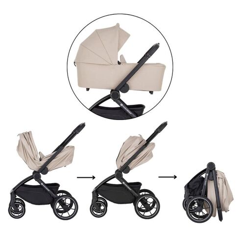Carucior 2 in 1 Petite&Mars Scout, Pana la 22 kg, 0 luni+, Gri, Culoare: Gri, Model: 2 in 1 - poza 16 - ExclusivMAG.ro