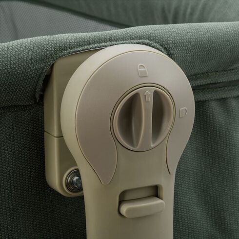 Patut co-sleeper ONINO HOLD.me, Sleepy Forest, Culoare: Verde inchis, Dimensiuni: 80x50 - poza 7 - ExclusivMAG.ro