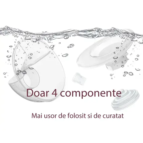 Pompa de san Momcozy Hands-free dubla M5 Red, Culoare: Rosu - poza 6 - ExclusivMAG.ro