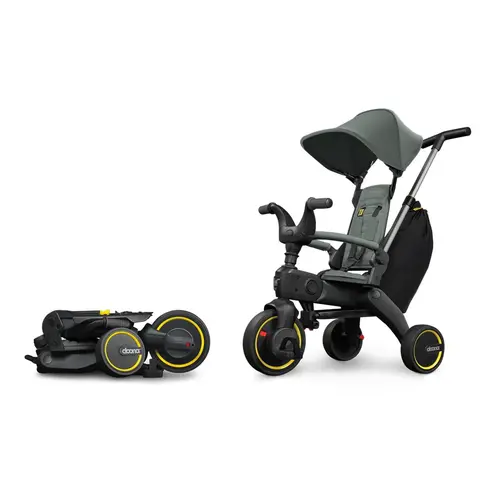 Tricicleta Doona Liki Trike S3 Slate Green, Culoare: Verde inchis - poza 5 - ExclusivMAG.ro
