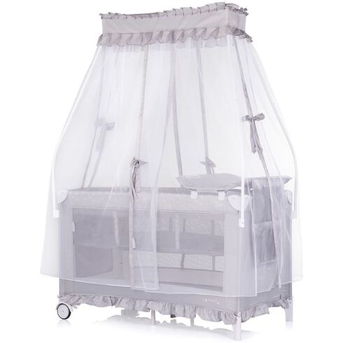 Patut pliabil Chipolino Palace platinum, Culoare: Gri, Dimensiuni: 120x60 - poza 2 - ExclusivMAG.ro