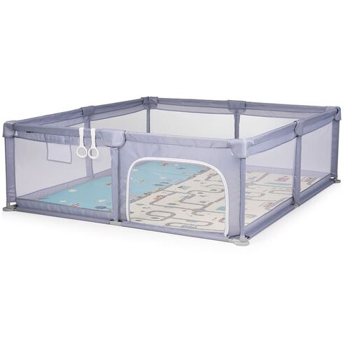 Tarc de joaca Chipolino Laguna 180x200 cm grey, Culoare: Gri, Dimensiuni: 180x120 - poza 2 - ExclusivMAG.ro