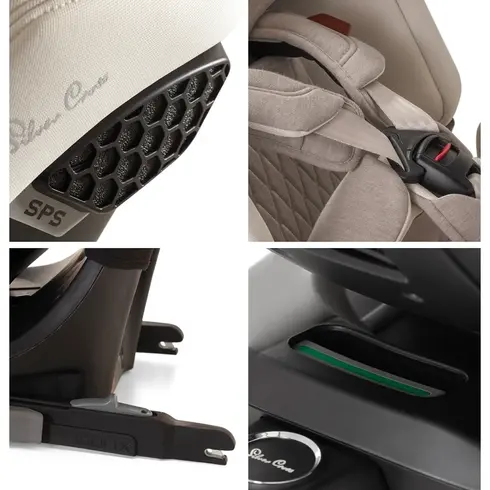 Scaun auto rotativ 360 Silver Cross Motion 2 All Size Almond, Culoare: Crem, Grupa: 0-36kg (0 luni - 12 ani) - poza 5 - ExclusivMAG.ro