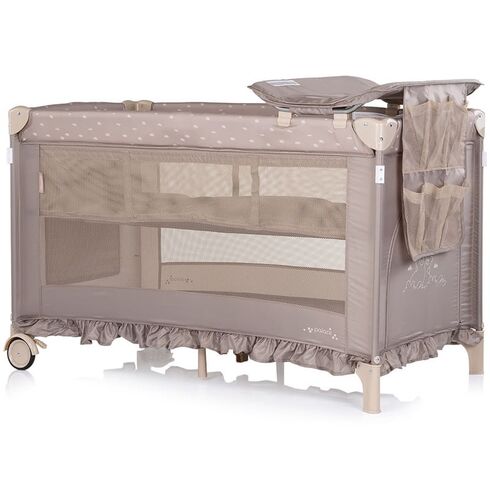 Patut pliabil Chipolino Palace latte, Culoare: Crem, Dimensiuni: 120x60 - poza 3 - ExclusivMAG.ro