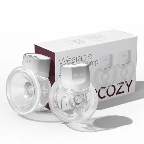 Pompa de san Momcozy Hands-free dubla S12 Pro Grey, Culoare: Gri - poza 2 - ExclusivMAG.ro