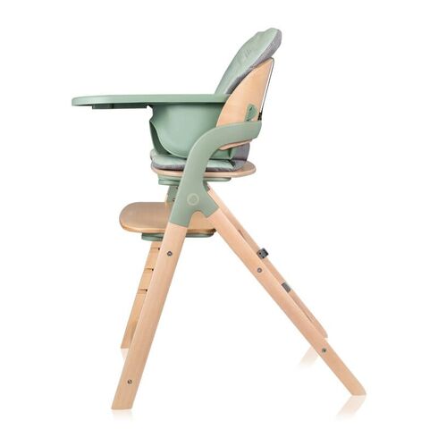 Scaun de masa Megan Lionelo, Din lemn de fag, 6 luni- adult, Verde, Culoare: Verde - poza 5 - ExclusivMAG.ro