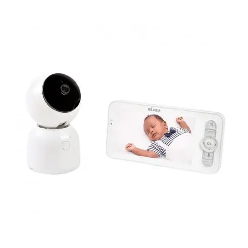 Video Monitor Digital cu lumina de veghe + Wi-Fi Beaba ZEN Night Light White  - ExclusivMAG.ro