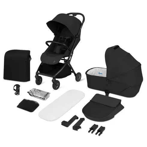 Carucior 2 in 1 Lionelo Sia Flex - Negru, Culoare: Negru, Model: 2 in 1 - poza 2 - ExclusivMAG.ro