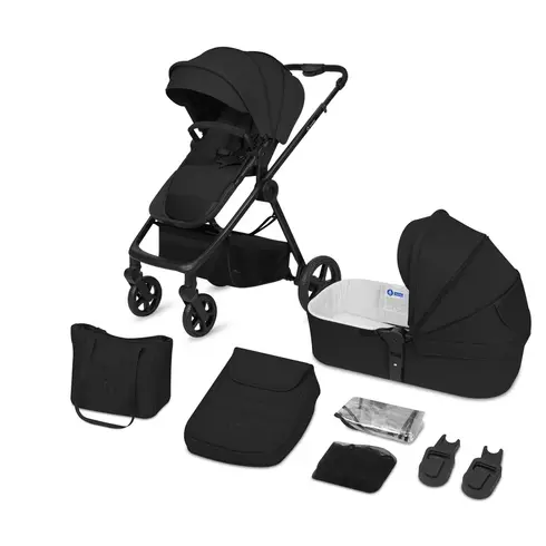 Carucior 3 in 1 Lionelo Greet - Negru, Culoare: Negru, Model: 3 in 1 - poza 2 - ExclusivMAG.ro