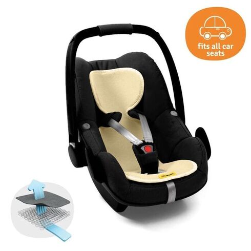Protectie Antitranspiratie Scaun Auto GR 0, Vanilla, Aeromoov, Culoare: Bej - poza 2 - ExclusivMAG.ro