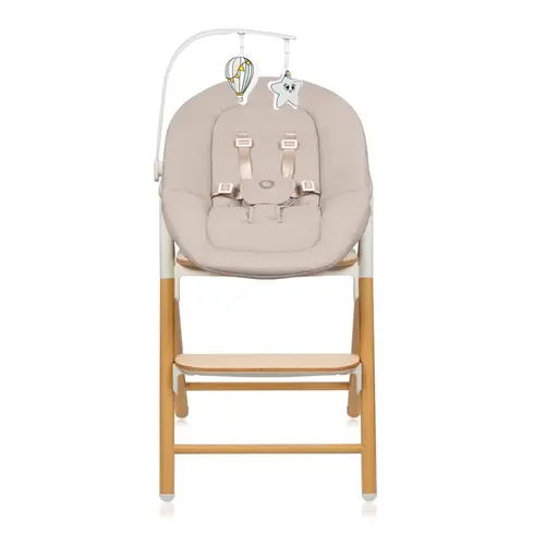 Scaunel multifunctional Lionelo Celia 4 in 1 - Alb/Natural - poza 2 - ExclusivMAG.ro