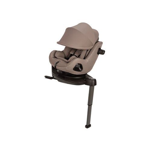 Scaun auto Nuna PRUU Aire Cedar cu capotina integrata, 40-105 cm, certificat R129, Culoare: Crem, Grupa: 0-18kg (0 luni - 4 ani)  - ExclusivMAG.ro