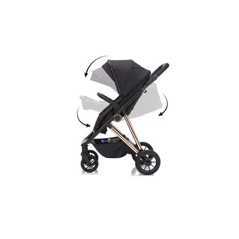 Carucior Fill Elix transformabil 2 in 1 Black Fillikid - poza 11 - ExclusivMAG.ro