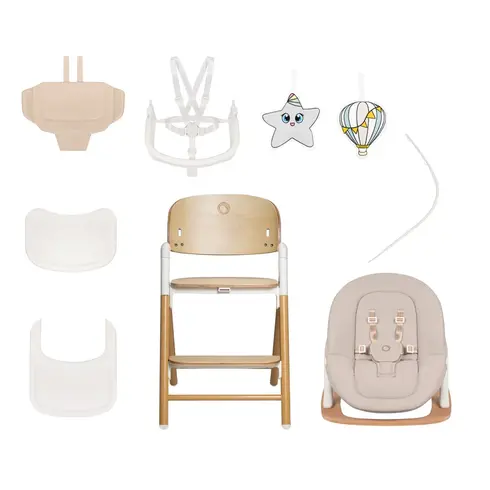 Scaunel multifunctional Lionelo Celia 4 in 1 - Alb/Natural - poza 10 - ExclusivMAG.ro