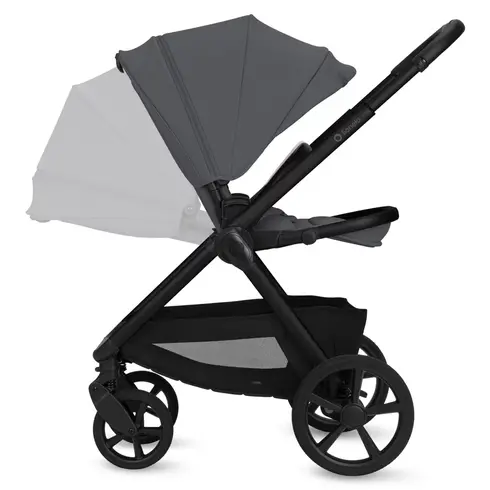 Carucior 3 in 1 Lionelo Carmine - Gri, Culoare: Gri, Model: 3 in 1 - poza 12 - ExclusivMAG.ro