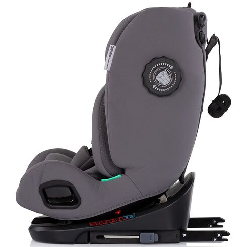 Scaun auto Chipolino Techno iGrow I-Size 40-150 cm cu sistem Isofix si sezut rotativ charcoal, Culoare: Gri, Grupa: 0-36kg (0 luni - 12 ani) - poza 5 - ExclusivMAG.ro