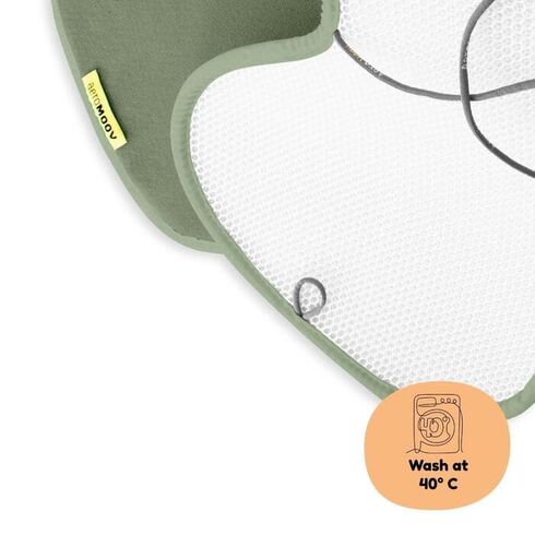 Protectie Antitranspiratie Scaun Auto GR 2-3 BBC, Moss, Aeromoov, Culoare: Verde inchis - poza 4 - ExclusivMAG.ro