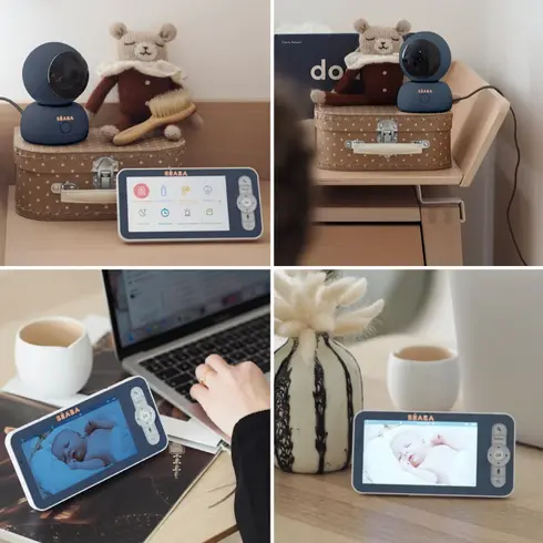 Video Monitor Digital + Wi-Fi Beaba ZEN Premium Night Blue - poza 4 - ExclusivMAG.ro
