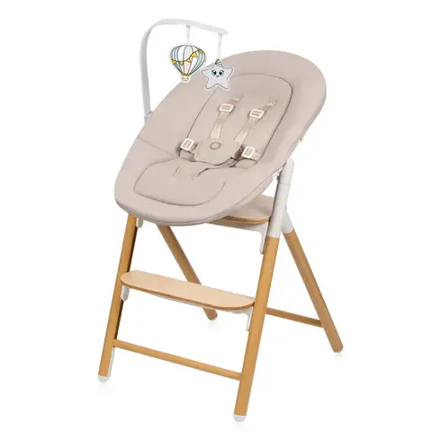 Scaunel multifunctional Lionelo Celia 4 in 1 - Alb/Natural - poza 3 - ExclusivMAG.ro