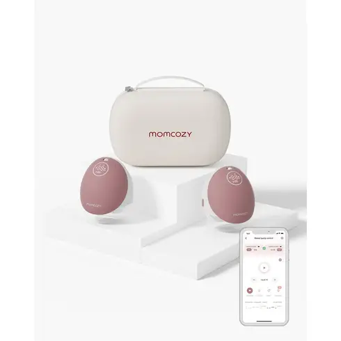 Pompa de san Momcozy Hands-free dubla M9 Red  - ExclusivMAG.ro