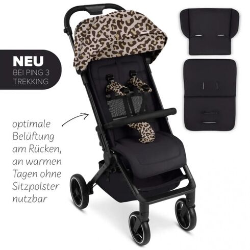 Carucior sport Ping 3 Trekking Leo ABC Design, Culoare: Negru/Auriu, Model: sport - poza 3 - ExclusivMAG.ro
