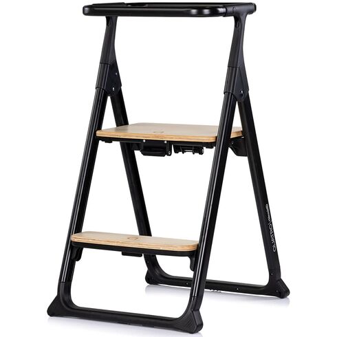 Scaun de masa Chipolino Quatro 4 in 1 charcoal, Culoare: Gri - poza 6 - ExclusivMAG.ro