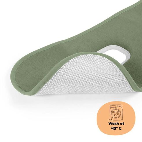 Protectie Antitranspiratie Scaun Auto GR 1 + Bumbac, Organic Moss, Aeromoov, Culoare: Verde inchis - poza 3 - ExclusivMAG.ro