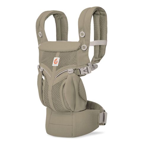 Marsupiu Ergobaby Omni 360, Mesh Soft Olive, Culoare: Verde  - ExclusivMAG.ro