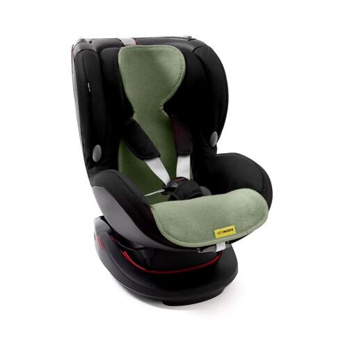 Protectie Antitranspiratie Scaun Auto GR 1 + Bumbac, Organic Moss, Aeromoov, Culoare: Verde inchis - poza 4 - ExclusivMAG.ro