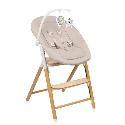 Scaunel multifunctional Lionelo Celia 4 in 1 - Alb/Natural - poza 4 - ExclusivMAG.ro