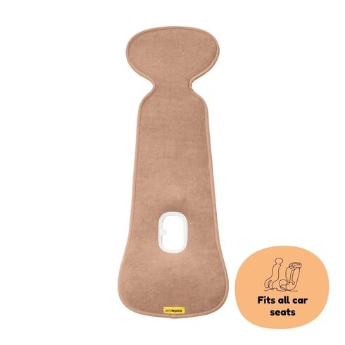Protectie Antitranspiratie Scaun Auto GR 1 + BBC Organic, Tuscany, Aeromoov, Culoare: Maro  - ExclusivMAG.ro