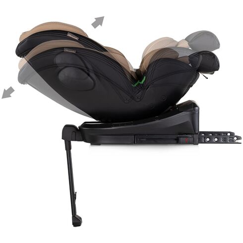 Scaun auto Chipolino Hypnotic Plus I-Size 40-150 cm cu sistem Isofix si sezut rotativ latte, Culoare: Crem, Grupa: 0-36kg (0 luni - 12 ani) - poza 9 - ExclusivMAG.ro