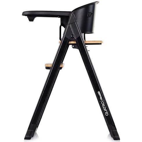 Scaun de masa Chipolino Quatro 4 in 1 charcoal, Culoare: Gri - poza 5 - ExclusivMAG.ro