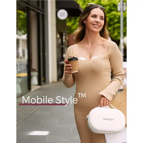 Pompa de san Momcozy Hands-free dubla M6 Rosie - poza 8 - ExclusivMAG.ro