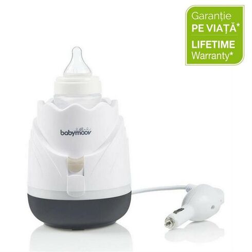 Incalzitor de biberoane (recipiente) pentru casa si masina Tulip Cream Babymoov