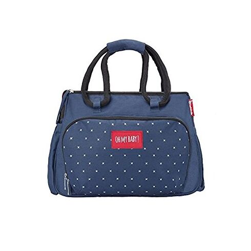 Badabulle - Geanta pt scutece Boho Dark/Blue  - ExclusivMAG.ro