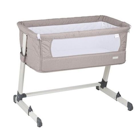 Patut co-sleeper 2 in 1 Together Beige BabyGo, Culoare: Crem, Dimensiuni: 95x65