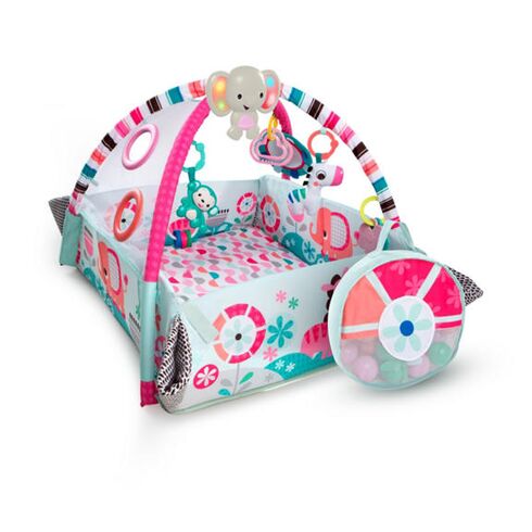 Bright Starts – Salteluta de activitati 5 in 1 Your Way Ball Pink  - ExclusivMAG.ro
