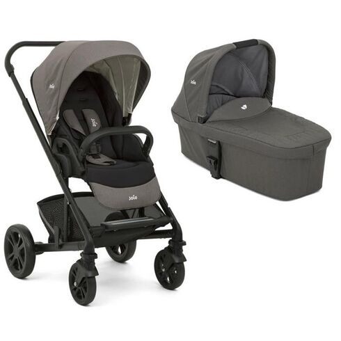 Carucior Joie multifunctional 2 in 1 Chrome Foggy Gray, Culoare: Gri