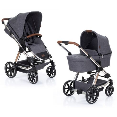 Carucior Turbo 4 T Asphalt Diamond Abc Design, Culoare: Gri,poza 2  - ExclusivMAG.ro Carucior Turbo 4 T Asphalt Diamond Abc Design, Culoare: Gri,poza 2