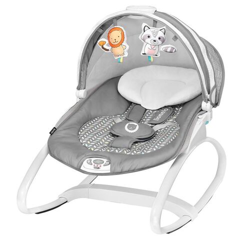 Lionelo - Fotoliu balansoar Henk, Grey Scandy, Culoare: Gri