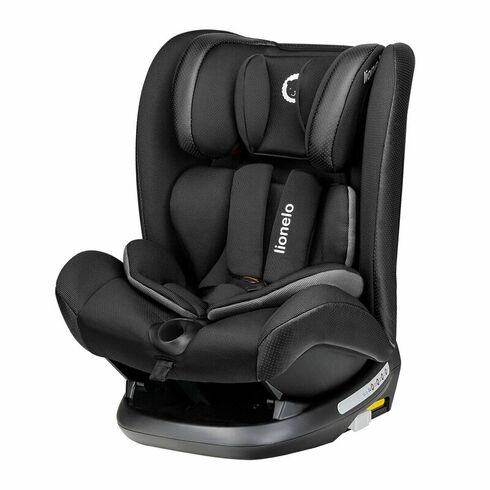 Scaun auto Lionelo Oliver, cu Isofix, 9-36 kg, Carbon, Culoare: Negru, Grupa: 9-36kg (9 luni - 12 ani)